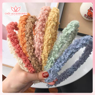 Bờm tóc lông bông xù mùa đông Chồi accessories phong cách dể thương dành cho bạn gái K216