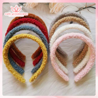 Bờm tóc lông bông xù mùa đông Chồi accessories phong cách dể thương dành cho bạn gái K216