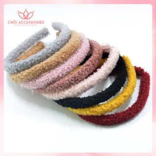 Bờm tóc lông bông xù mùa đông Chồi accessories phong cách dể thương dành cho bạn gái K216