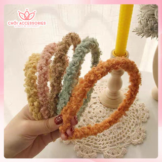 Bờm tóc lông bông xù mùa đông Chồi accessories phong cách dể thương dành cho bạn gái K216