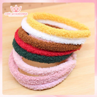 Bờm tóc lông bông xù mùa đông Chồi accessories phong cách dể thương dành cho bạn gái K216