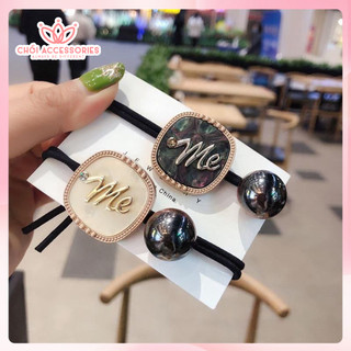 Buộc tóc đá sáng nhiều mẫu thanh lịch dành cho bạn gái đáng yêu Chồi accessories