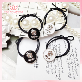 Buộc tóc đá sáng nhiều mẫu thanh lịch dành cho bạn gái đáng yêu Chồi accessories