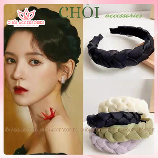 Bờm Tết Voan Kiểu Mấn Xếp Lớp Chồi accessories Phong Cách Tiều Thư Cho Bạn Gái Y025