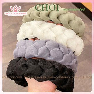 Bờm Tết Voan Kiểu Mấn Xếp Lớp Chồi accessories Phong Cách Tiều Thư Cho Bạn Gái Y025