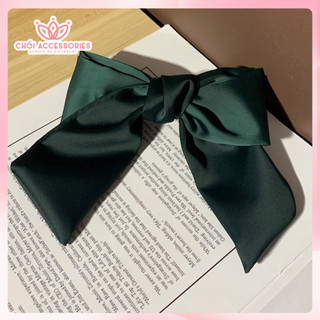 Cặp tóc nơ lụa rủ đuôi dài thanh lịch nhẹ nhàng sang chảnh Chồi accessories - Y257