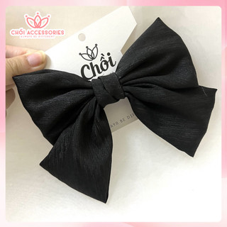 Cặp tóc nơ lớn ánh nhũ lấp lánh, kẹp tóc nơ xinh xắn đáng yêu cho bạn gái Chồi accessories - Y219