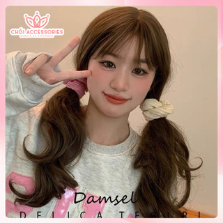 Dây Buộc Tóc Scrunchies Len Nhiều Màu Chồi accessories Phong Cách Hàn Quốc Cho Bạn Gái K429