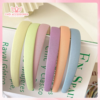 Bờm tóc nữ, băng đô thời trang mùa hè màu nhẹ nhàng Chồi accessories K113
