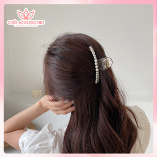 Cặp Tóc Đính Hạt Trai Chồi accessories Phong Cách Hàn Quốc Cho Bạn Nữ K328