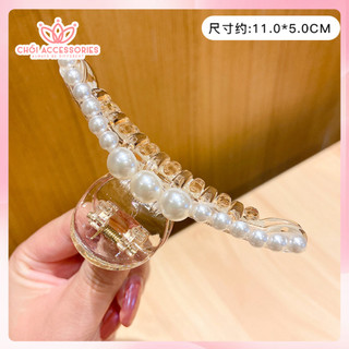 Cặp Tóc Đính Hạt Trai Chồi accessories Phong Cách Hàn Quốc Cho Bạn Nữ K328