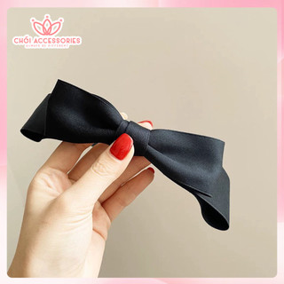 Bờm tóc nơ lụa, cài tóc nơ nữ tính nhẹ nhàng Chồi accessories cho bạn gái xinh xắn đáng yêu -Y261