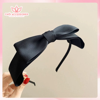 Bờm tóc nơ lụa, cài tóc nơ nữ tính nhẹ nhàng Chồi accessories cho bạn gái xinh xắn đáng yêu -Y261