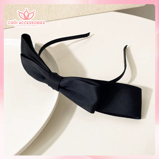 Bờm tóc nơ lụa, cài tóc nơ nữ tính nhẹ nhàng Chồi accessories cho bạn gái xinh xắn đáng yêu -Y261
