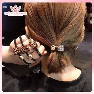 Dây buộc tóc đính đá sáng lấp lánh nhiều mẫu thời trang Chồi accessories K001