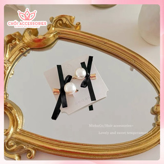 Set Kẹp Tóc Nơ Hạt Trai, Kẹp Tóc Hạt Trai Chồi accessories Phong Cách Đơn Giản Gọn Gàng Dành Cho Bạn Nữ K171