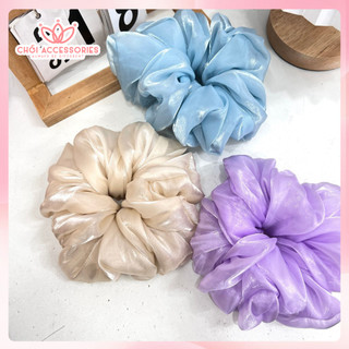 Scrunchies tơ óng nhiều màu sắc cho bạn nữ Y330