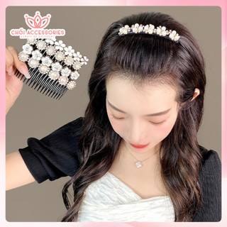 Cài tóc, Xước tóc đính hoa nhiều mẫu mã kiểu dáng xinh xắn Chồi accessories dành cho bạn nữ K057