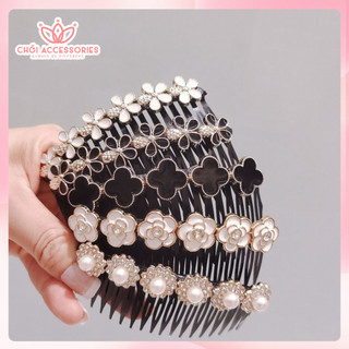 Cài tóc, Xước tóc đính hoa nhiều mẫu mã kiểu dáng xinh xắn Chồi accessories dành cho bạn nữ K057