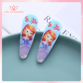 SET 2 Kẹp Tóc Hình Công Chúa Xinh Xắn Chồi accessories Dành Cho Bé Gái K451