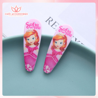 SET 2 Kẹp Tóc Hình Công Chúa Xinh Xắn Chồi accessories Dành Cho Bé Gái K451