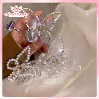 Kẹp tóc nữ, Cặp tóc trong suốt hình xinh xắn Chồi accessories phong cách tiểu thư cho bạn gái K043