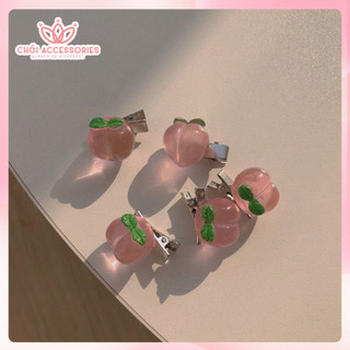 Kẹp tóc mini tone màu hồng Chồi accessories phong cách đáng yêu cho bạn gái K161