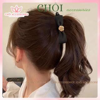 Kẹp tóc dọc làm phồng tóc đính charm sang chảnh Y326