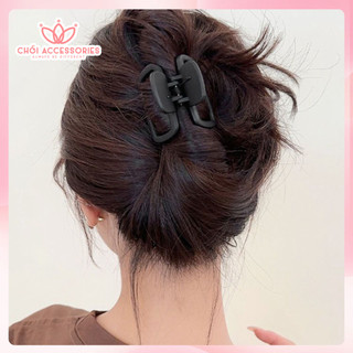 Cặp tóc càng cua nhựa vuông nhiều màu Chồi accessories phong cách nữ tính Hàn Quốc cho các bạn nữ - K239