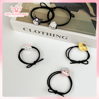 Set 2c Dây buộc tóc cho bé, chun buộc tóc hình ngộ nghĩnh đáng yêu Chồi accessories cho bé gái K292