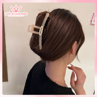 Cặp tóc nhựa bản to 13CM đính chữ min Chồi accessories cho bạn gái K243