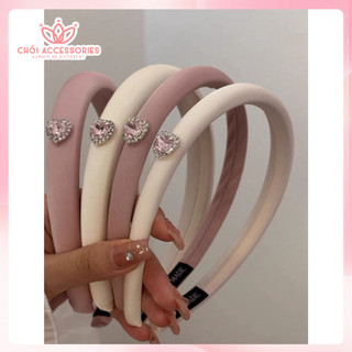 Băng đô tóc nữ, bờm tóc đính đá Chồi accessories cho bạn gái K150