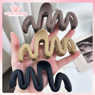 Cặp tóc lượn sóng chất lì nhiều màu Chồi accessories phong cách nữ tính K278