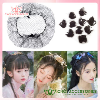 Set 2c chụp lưới cả đầu Chồi accessories phong cách gọn gàng cho bạn nữ K351
