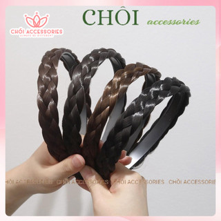 Bờm tết tóc giả phong cách tiểu thư thanh lịch Chồi accessories cho các bạn gái - K283
