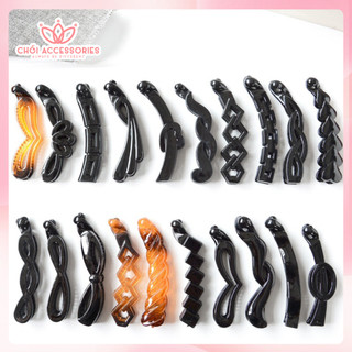 Kẹp tóc, Cặp tóc dọc nhiều mẫu màu đen Chồi accessories phong cách xinh xắn gọn gàng cho các bạn nữ K398