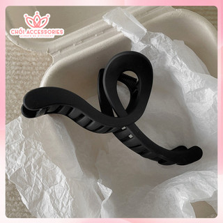 Cặp tóc nhựa lì 13cm dáng lượn Chồi accessories phong cách tiểu thư cho bạn gái K279