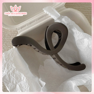 Cặp tóc nhựa lì 13cm dáng lượn Chồi accessories phong cách tiểu thư cho bạn gái K279