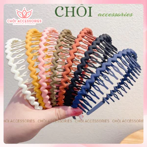 Bờm tóc nhung có răng Chồi accessories phong cách gon gàng đơn giản cho bạn nữ K363