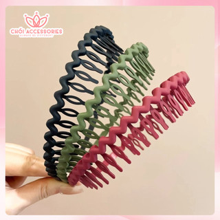 Bờm tóc nhung có răng Chồi accessories phong cách gon gàng đơn giản cho bạn nữ K363