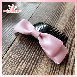 Xược tóc đính nơ 2 tầng nhiều màu Chồi accessories phong cách nữ tính cho bạn gái Y323