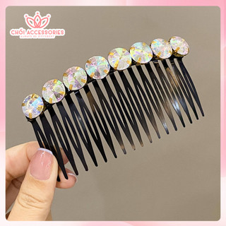 Cài tóc nữ, Xước tóc đính đá cao cấp lấp lánh Chồi accessories phong cách tiều thư cho bạn gái K073