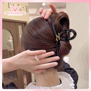 Kẹp Tóc Nhựa Acrylic Đính Charm Chồi accessories Phong Cách Hàn Quốc Cho Nữ K087