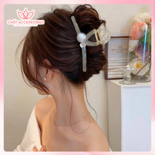 Kẹp Tóc Nhựa Acrylic Đính Charm Chồi accessories Phong Cách Hàn Quốc Cho Nữ K087