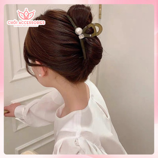 Kẹp Tóc Nhựa Acrylic Đính Charm Chồi accessories Phong Cách Hàn Quốc Cho Nữ K087