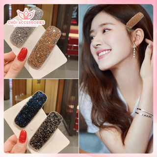 Cặp tóc mái, kẹp tóc đá Chồi accessories nhiều mẫu phong cách nữ tính K443