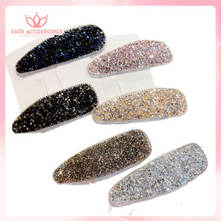 Cặp tóc mái, kẹp tóc đá Chồi accessories nhiều mẫu phong cách nữ tính K443