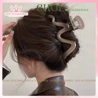 Cặp tóc lượn sóng bản lớn phong cách nữ tính Chồi accessories cho bạn gái K267