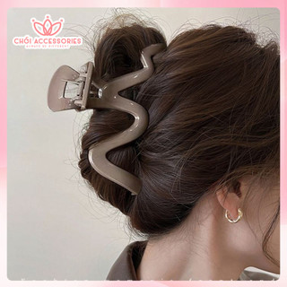 Cặp tóc lượn sóng bản lớn phong cách nữ tính Chồi accessories cho bạn gái K267