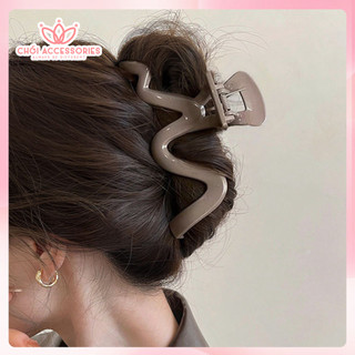 Cặp tóc lượn sóng bản lớn phong cách nữ tính Chồi accessories cho bạn gái K267